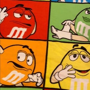 Cute M&M blanket